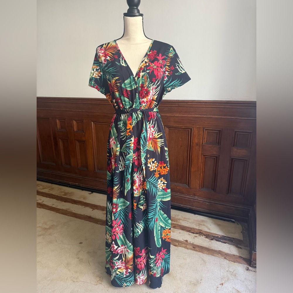 SHEIN Floral Maxi Dress